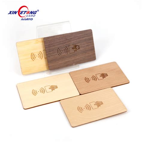 Wooden Material 13 56MHz Ultralight EV1 Chip RFID Hotel Room Key Cards