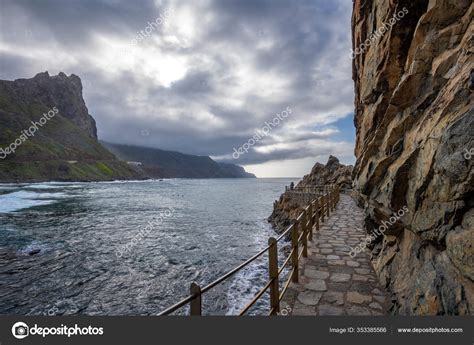 Road Benijo Beach Tenerife Sunset Stock Photo by ©unaihuizi@gmail.com ...