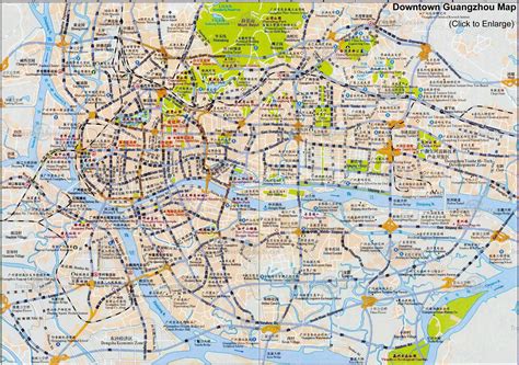Guangzhou Maps: Downtown Layout, Metro, Attractions
