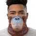 Orangutan Face Mask & Neck Gaiter, Washable Reusable Face Covering, All ...