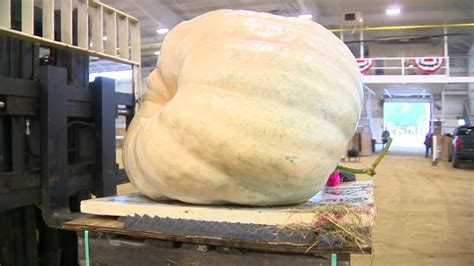 Annual Topsfield Fair Returns With Giant Pumpkin Weigh In Youtube