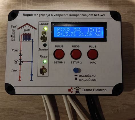 Regulator Centralnog Grijanja S Kompenzacijom Po Vanjskoj Temperaturi