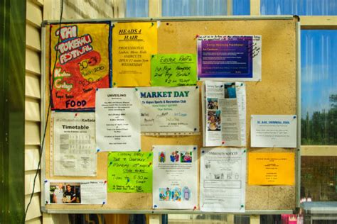 Community Notice Board Stock Photos Pictures And Royalty Free Images