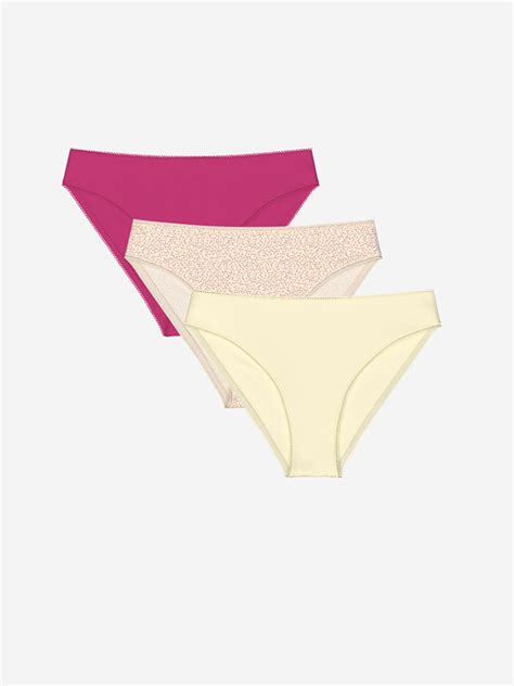 LCW DREAM Karişik Desenli Bikini Külot 3 lü Paket W4L304Z8 QBC LCW