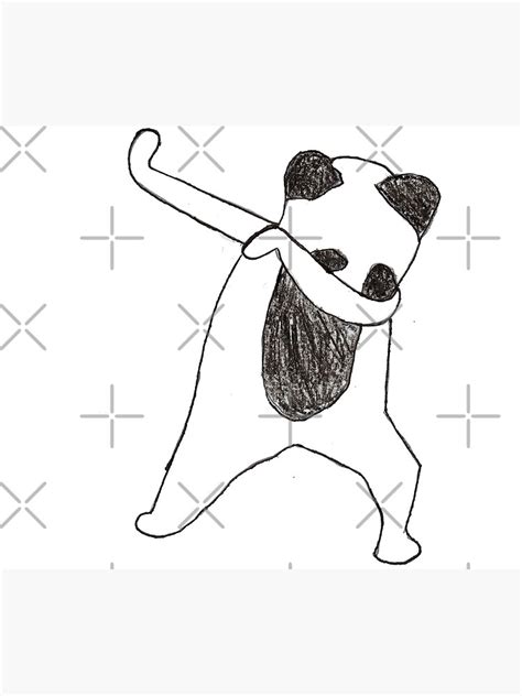 Dabbing Panda Art Print For Sale By Iblushay Redbubble