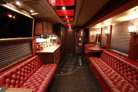 The Best Celebrity Tour Buses Of All Time Bus Interior Tour Bus