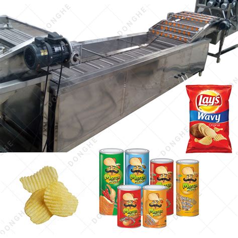 Small Industrial Automatic Potato Chips Cutting Maker Potato Chips