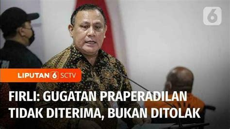 VIDEO: Firli Bahuri Keberatan atas Pernyataan yang Menyebut Gugatan Praperadilannya Ditolak - TV ...