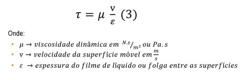 Formula Da Viscosidade - Engecia: MECFLU: conceito-de-viscosidade