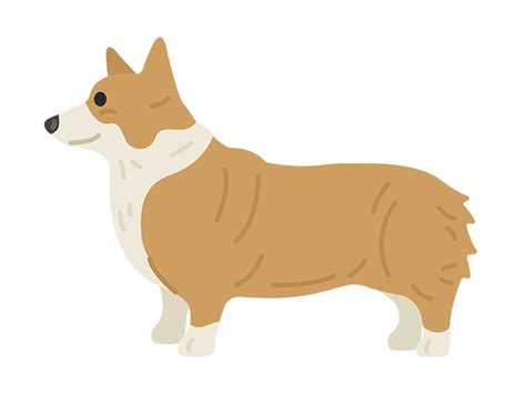 コーギー犬の無料イラスト イラストセンター