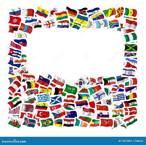 Inzameling van Vlaggen stock illustratie. Illustration of naturaliseer ... 