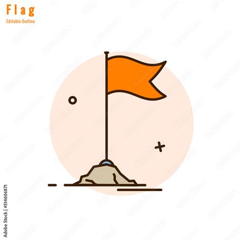 Orange Flag, Flag icon, Bhagwa (saffron) color Symbolize religious ...