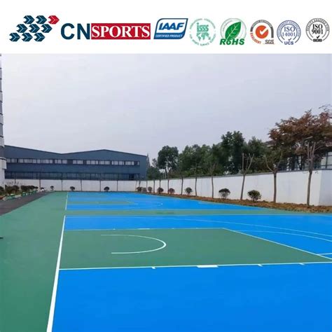 Synthetic Rubber Sport Flooring Outdoor Basketball Court Sports