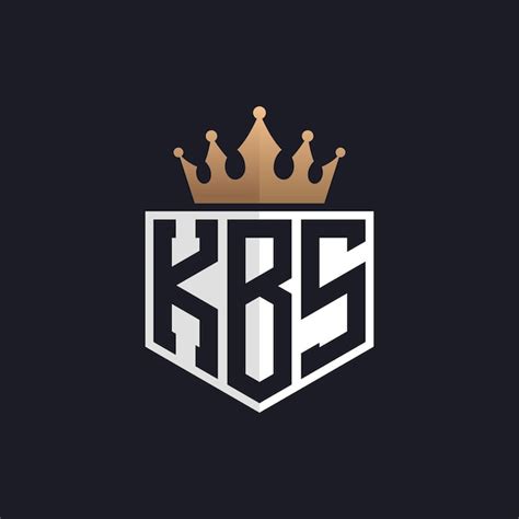 Premium Vector | Luxury KBS Logo with Crown Elegant Initials KBS Letter ...