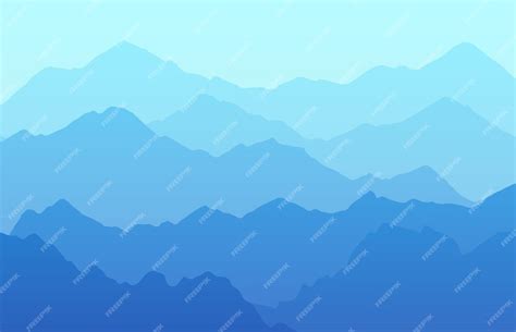 Premium Vector | Beautiful vector scenic landscape background with ...