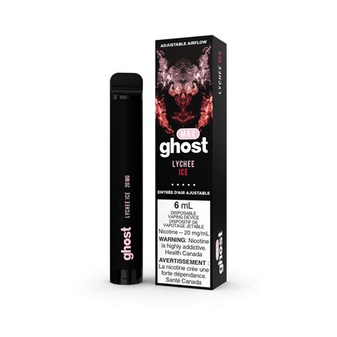 Lychee Ice Ghost Max Disposable Vape 6ml Vapeloft