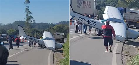 Avi O Faz Pouso De Emerg Ncia Em Rodovia De S O Paulo Riacho Da Guia News