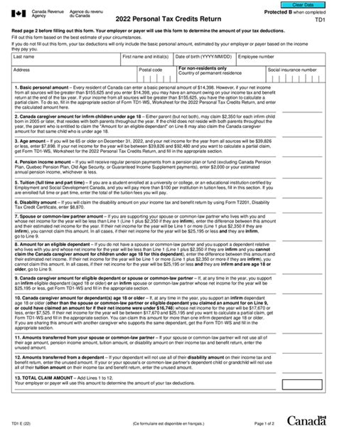 Fill Free Fillable Government Of Canada Pdf Forms