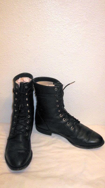 Justin boots. Vintage boots. Vintage women boots SZ 8 b | Etsy ...