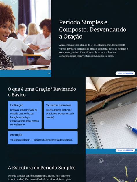 Oração Simples E Composta - Periodo Simples e Composto Desvendando A Oracao | PDF | Assunto ...