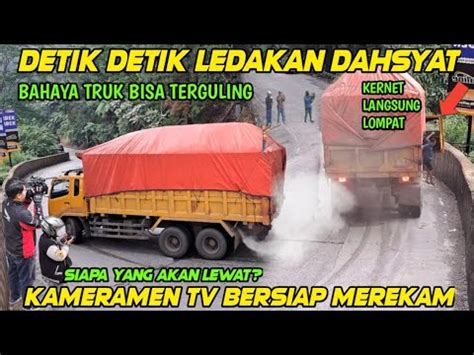 Terekam Kamera Detik Detik Ledakan Dahsyat Bikin Pos Pkjr Sitinjau