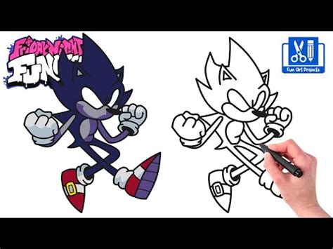 How To Draw Dark Sonic Super Sonic Smackdown Como Desenhar Friday