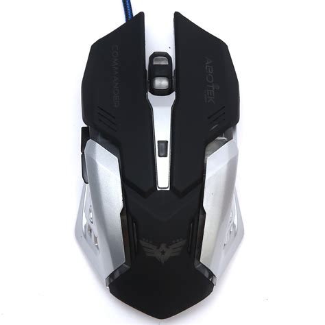 WARHAMMER GX950 Commander 6D 5400 DPI RGB Gaming Mouse with Mouse Mat ...