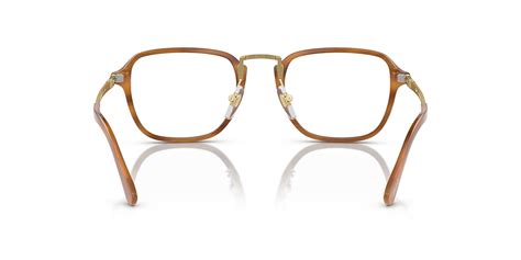 Persol PO3331V Eyeglasses in Striped Brown | Persol® Persol USA