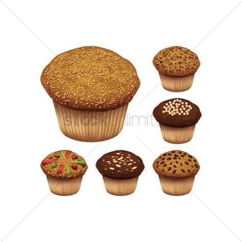 Muffins Vector At Collection Of Muffins Vector Free