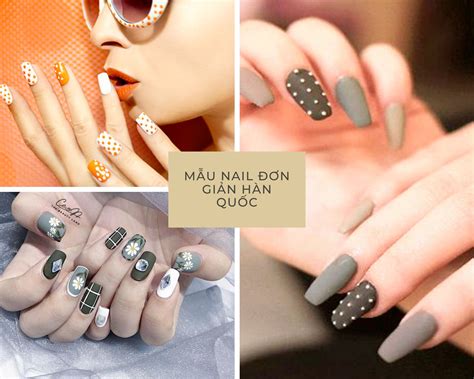 Mẫu nail đơn giản sang trọng nhẹ nhàng dễ thương hot nhất hiện nay