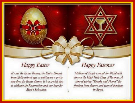 Relationship Between Passover And Easter