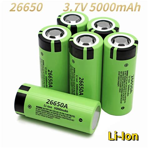 100 New Original High Quality 26650 5000mah Battery 3 7v 50a