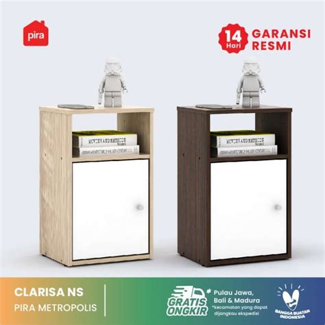 Jual Pira Metropolis Clarisa NS Meja Samping Nakas Sonoma Oak