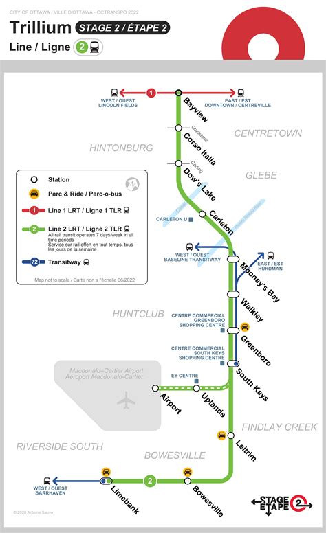 Ottawa LRT Line 2 Stage 2 - Planned 2022 Extension [OC][Fan Made] : r ...