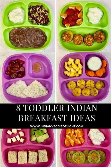 Healthy Indian Toddler & Preschooler Breakfast Ideas - Indian Veggie