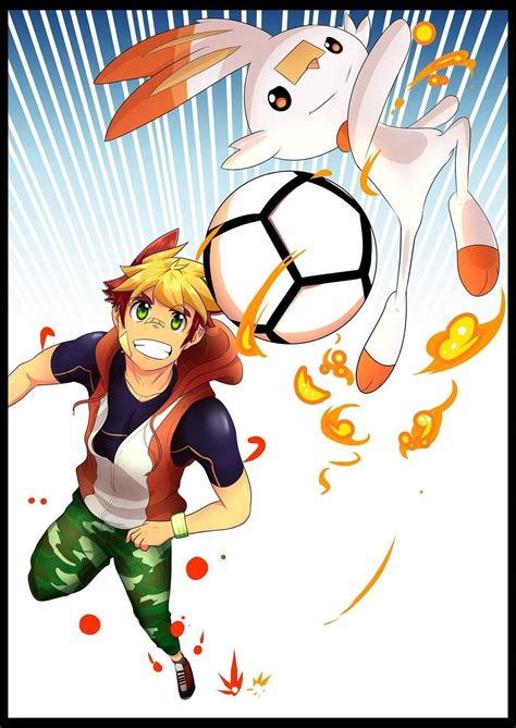 Scorbunny Playing Soccer Rpokemonswordandshield