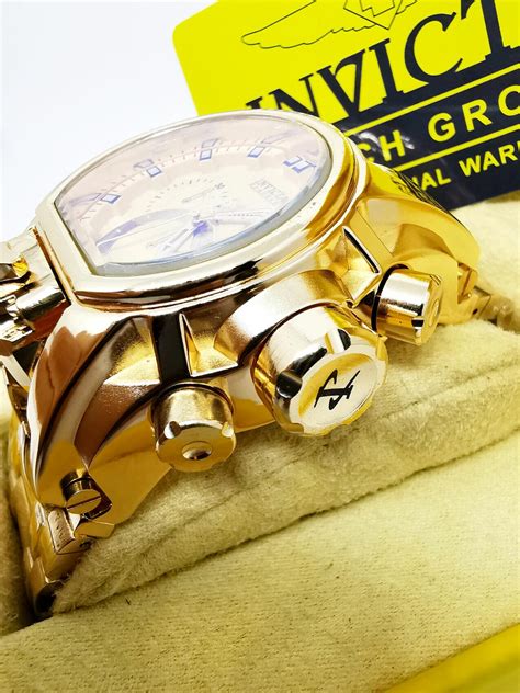 Comprar Rel Gio Masculino Invicta Zeus Magnum Dourado P A O Resistente