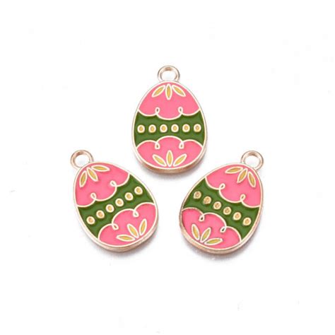 Enamel Easter Egg Charms Charms Riverside Beads