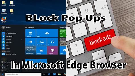 Best Way On How To Block Pop Ups Ads In Microsoft Edge Browser Easy