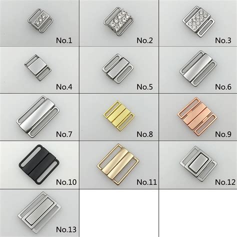 Sets Bra Alloy Front Closure Swimwear Clip Clickers Bikini Buckles Replacement Bramaking Diy