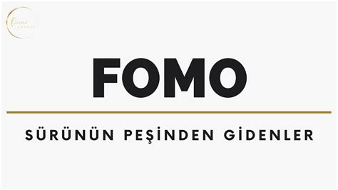 Fomo Masterclass F Rsat Ka Rma Korkusu Ve S R Psikolojisi Youtube