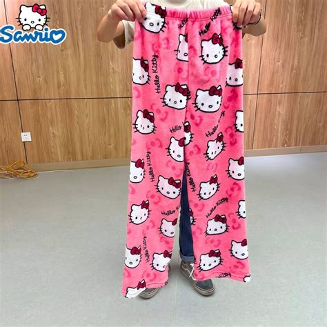 Hello Kitty Pajama Pants Cute Kawaii Pajamas Hello Kitty Etsy