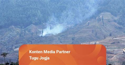 Hutan Di Gunung Sumbing Temanggung Terbakar Lagi