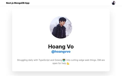 Next Js And Mongodb Full Fledged App Part User Profile And Profile