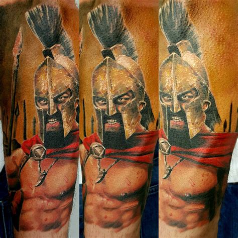 300 Spartans Leonidas Tattoo