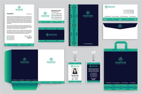 brand identity design 27136365 Vector Art at Vecteezy