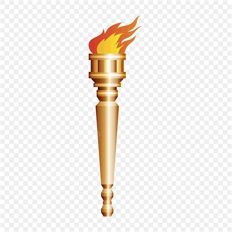 Antorcha De Oro Pasando Png Dibujos Combusti N Dorado Antorcha Png Y