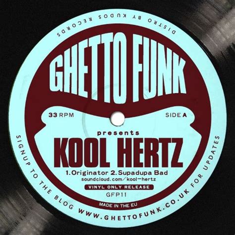 Best Buy Ghetto Funk Presents Kool Hertz 12 Inch Vinyl Single