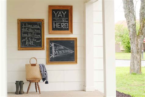 Diy Framed Chalkboards With Thrifted Frames Fernway Home