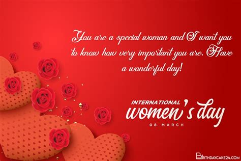 Celebrate International Womens Day With Customizable Greeting Cards